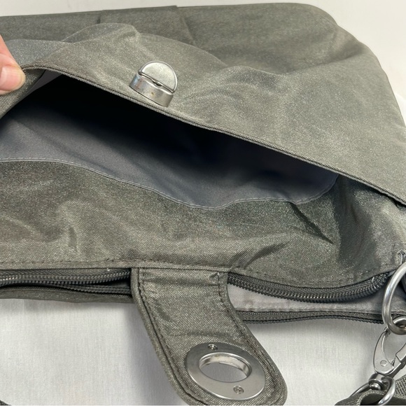 BAGGALLINI SORRENTO RFID HOBO BAG-BLUEFLY LIGHT GRAY - Picture 7 of 12